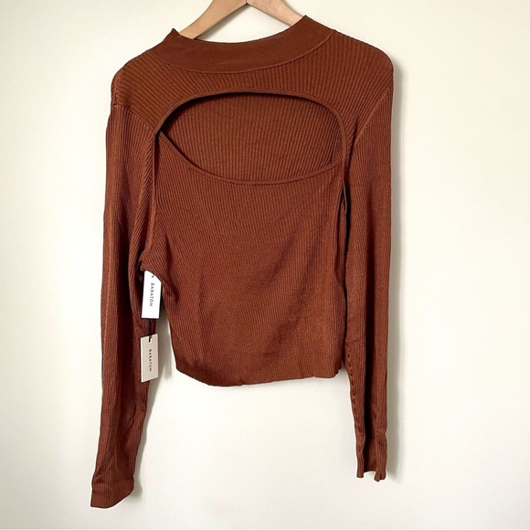 Aritzia Babaton Imprint Sweater Brown 2XL NWT - Picture 3 of 8